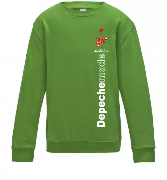 Детский Свитшот Depeche Mode Violator Лаймовый фото