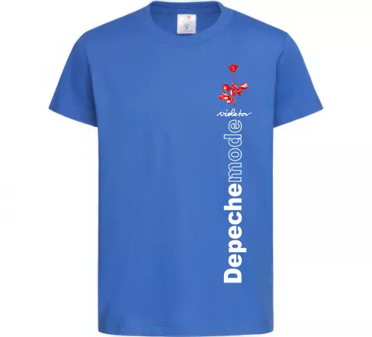 Детская футболка Depeche Mode Violator Ярко-синий фото