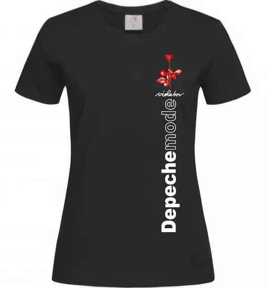 Женская футболка Depeche Mode Violator Черный фото