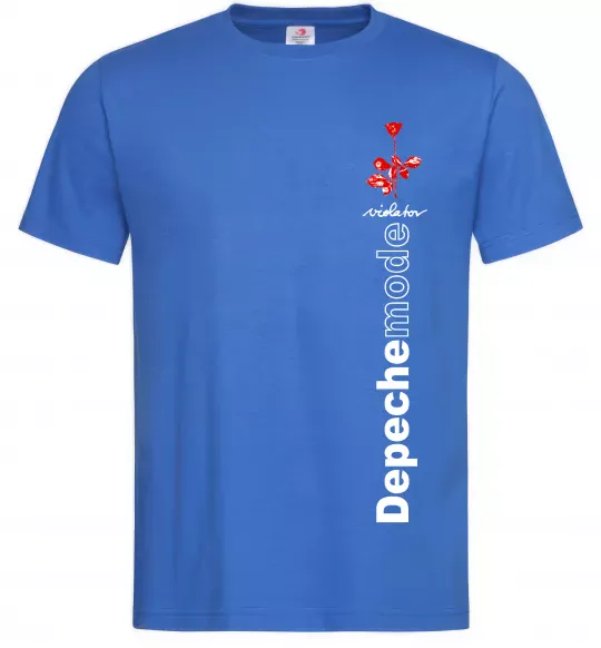 Мужская футболка Depeche Mode Violator Ярко-синий фото