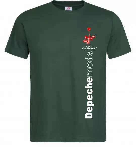 Мужская футболка Depeche Mode Violator Темно-зеленый фото