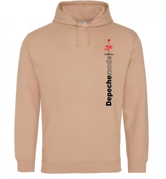Мужская толстовка (худи) Depeche Mode Violator Песочный фото