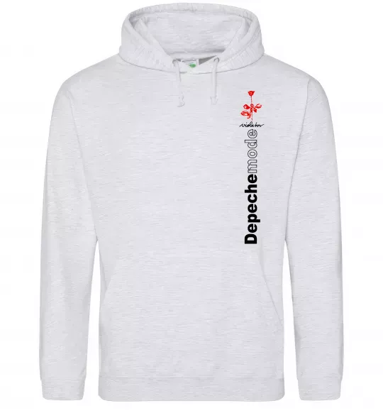 Женская толстовка (худи) Depeche Mode Violator Серый меланж фото