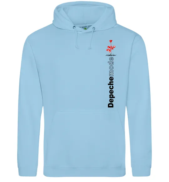 Женская толстовка (худи) Depeche Mode Violator Голубой фото