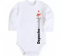 Дитячий бодік Depeche Mode Violator Білий фото