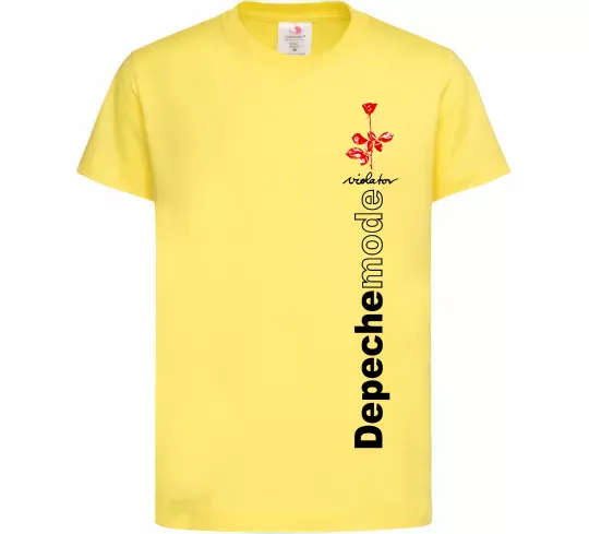 Детская футболка Depeche Mode Violator Лимонный фото