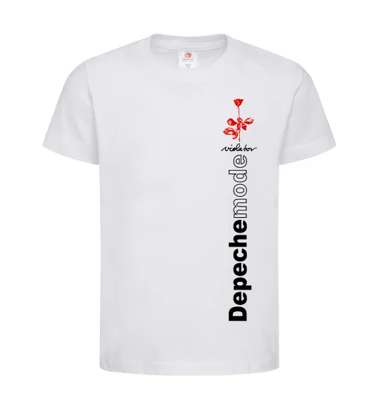 Детская футболка Depeche Mode Violator Белый фото