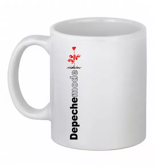 Чашка керамічна Depeche Mode Violator Білий фото