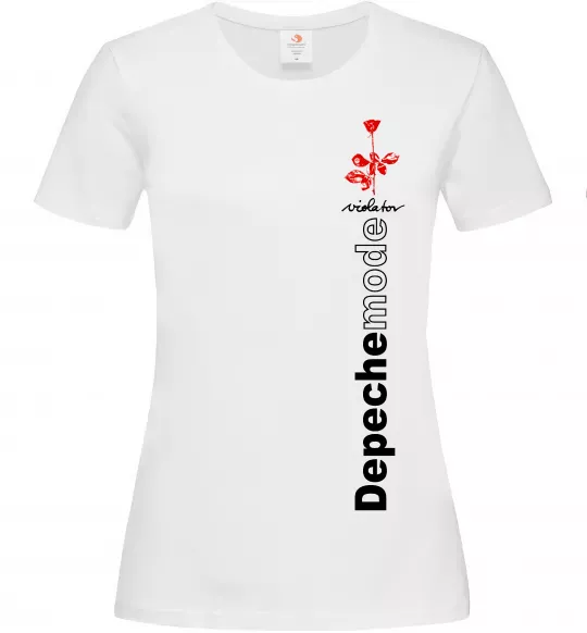 Женская футболка Depeche Mode Violator Белый фото