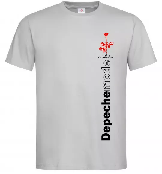 Мужская футболка Depeche Mode Violator Серый фото