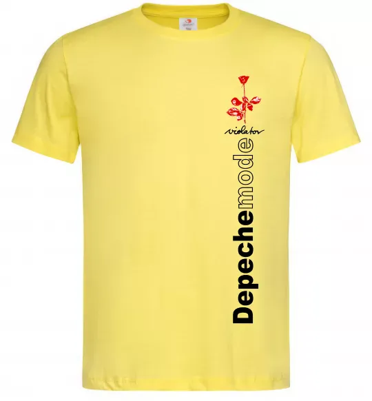 Мужская футболка Depeche Mode Violator Лимонный фото