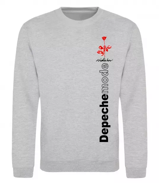Свитшот Depeche Mode Violator Серый меланж фото