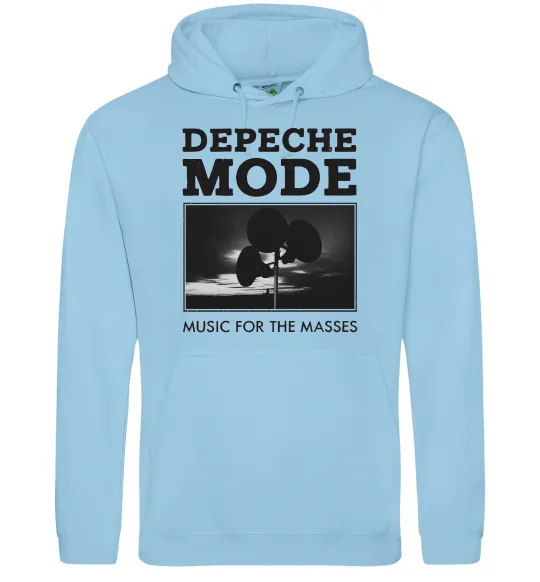 Женская толстовка (худи) Music for the masses Голубой фото