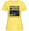 Женская футболка Music for the masses Лимонный фото