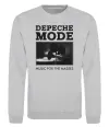 Світшот Music for the masses Сірий меланж фото