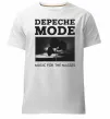 Чоловіча преміум футболка Music for the masses Білий фото