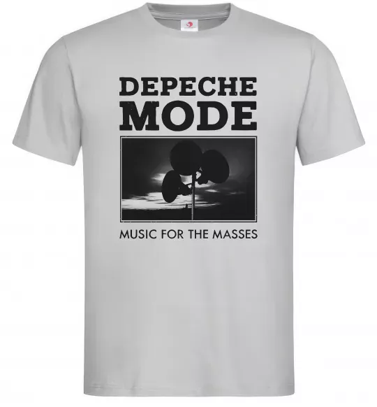 Мужская футболка Music for the masses Серый фото