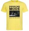 Мужская футболка Music for the masses Лимонный фото