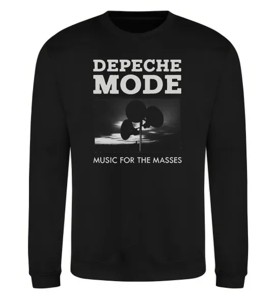 Свитшот Music for the masses Черный фото