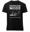 Чоловіча преміум футболка Music for the masses Чорний фото
