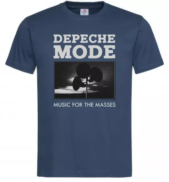 Мужская футболка Music for the masses Темно-синий фото