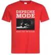 Мужская футболка Music for the masses Красный фото