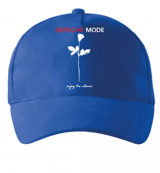 Кепка Enjoy the silence Ярко-синий фото