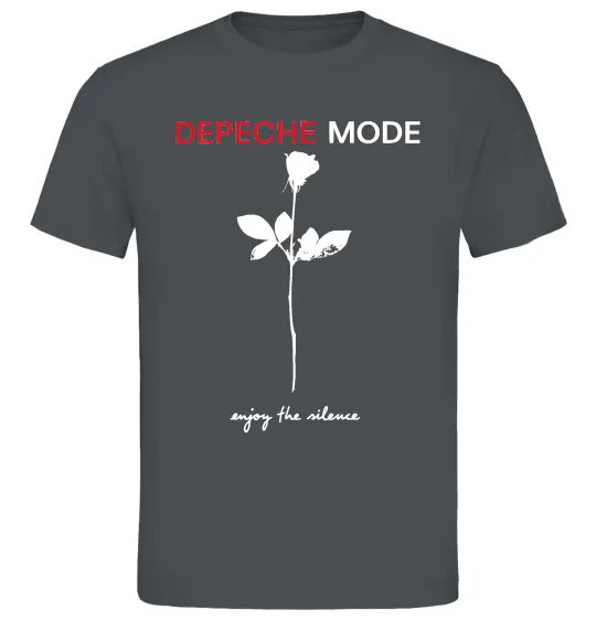 Мужская футболка Enjoy the silence Графит фото
