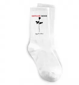 Носки Enjoy the silence Белый фото