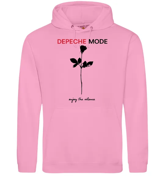 Чоловіча толстовка (худі) Enjoy the silence Рожевий фото