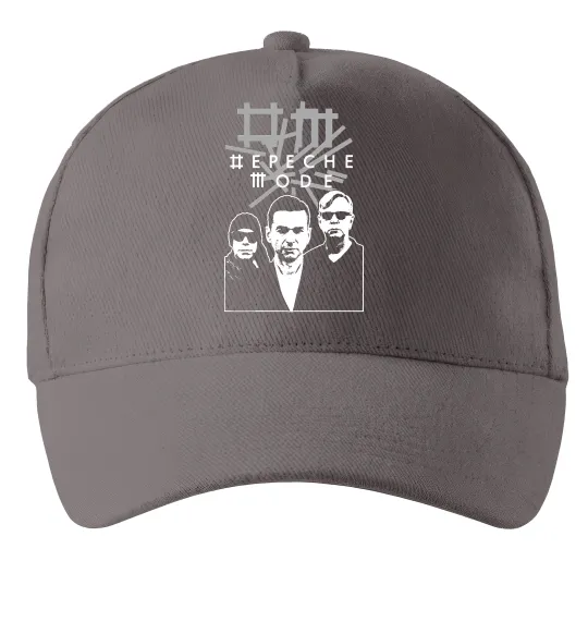Кепка Depeche Mode band Серый фото