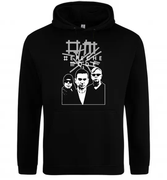 Чоловіча толстовка (худі) Depeche Mode band Чорний фото