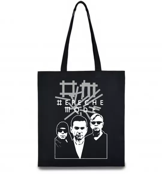 Эко-сумка Depeche Mode band Черный фото