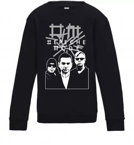 Дитячий світшот Depeche Mode band Чорний фото