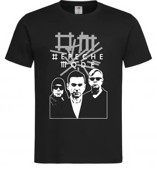 Мужская футболка Depeche Mode band Черный фото
