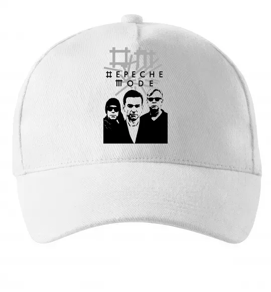 Кепка Depeche Mode band Белый фото