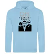 Жіноча толстовка (худі) Depeche Mode band Блакитний фото