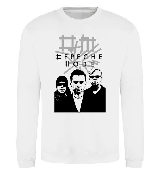 Свитшот Depeche Mode band Белый фото