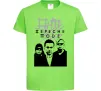 Дитяча футболка Depeche Mode band Лаймовий фото