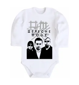 Детский боди Depeche Mode band Белый фото