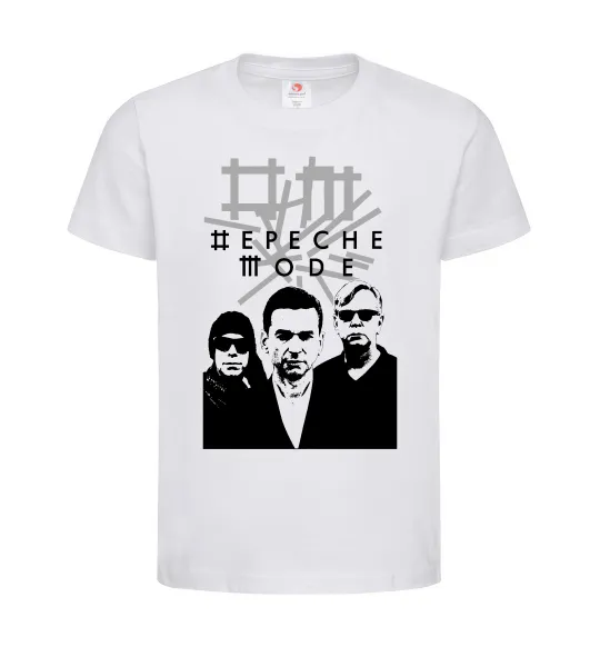 Дитяча футболка Depeche Mode band Білий фото