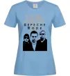 Женская футболка Depeche Mode band Голубой фото