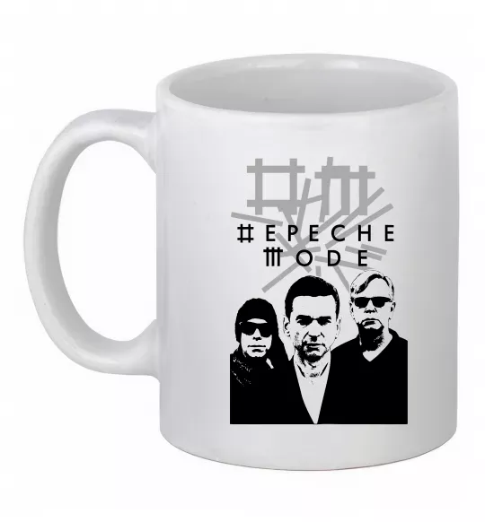 Чашка керамическая Depeche Mode band Белый фото