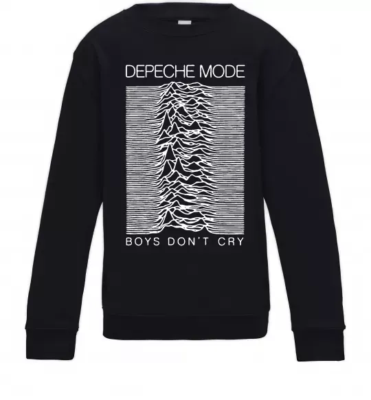 Дитячий світшот Boys don`t cry Чорний фото