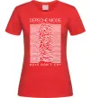 Жіноча футболка Boys don`t cry Червоний фото