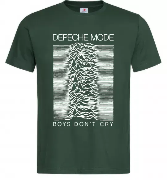 Чоловіча футболка Boys don`t cry Темно-зелений фото