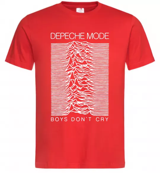 Чоловіча футболка Boys don`t cry Червоний фото