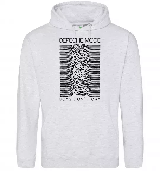 Жіноча толстовка (худі) Boys don`t cry Сірий меланж фото