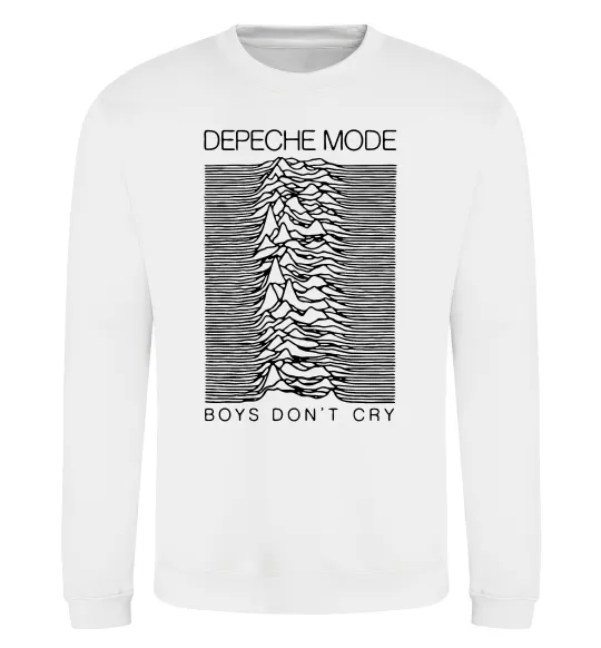 Свитшот Boys don`t cry Белый фото