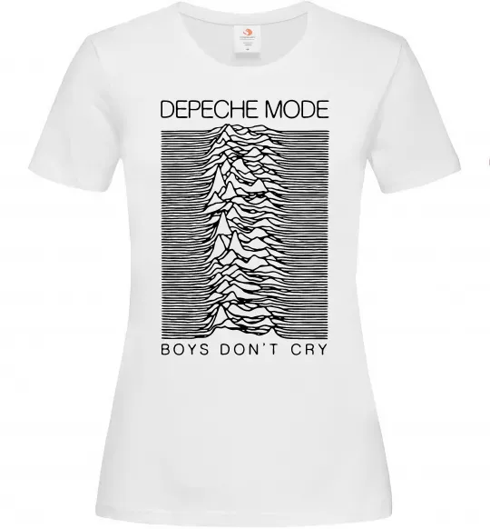 Жіноча футболка Boys don`t cry Білий фото